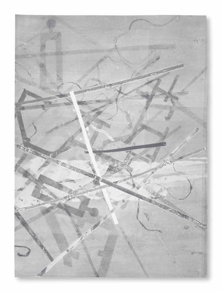 Urban Layers VI (mono print) by Ira Hoffecker